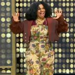 Wé Ani’s floral jumpsuit on Tamron Hall Show