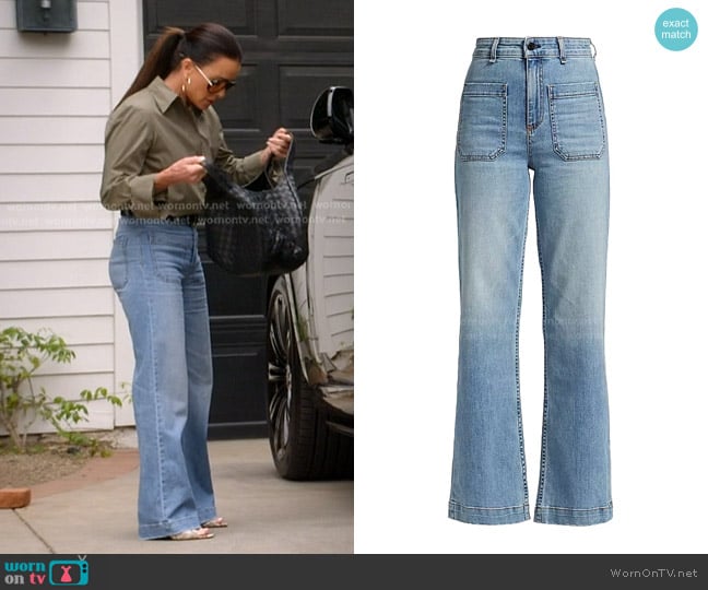 ASKK NY Sailor Pants worn by Kyle Richards on The Real Housewives of Beverly Hills