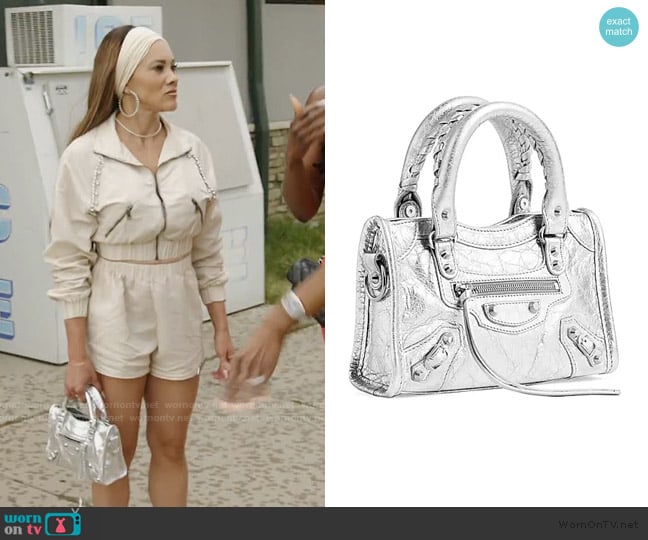 Balenciaga Le City Nano Bag worn by Ashley Darby on The Real Housewives of Potomac