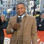 Craig’s camel wool coat on Today