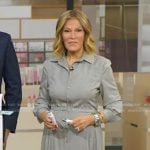 Tory's grey belted shirtdress on Good Morning America