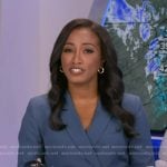 Brittany’s blue belted blazer dress on Good Morning America
