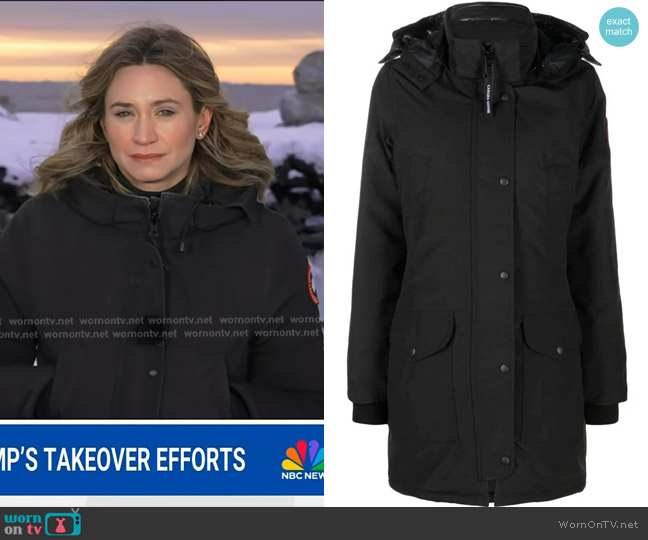 Canada Goose Trillium Parka worn by Ellison Barber on NBC News Daily