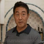 Chimney’s navy polo on 9-1-1