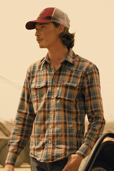 Cooper’s plaid shirt on Landman