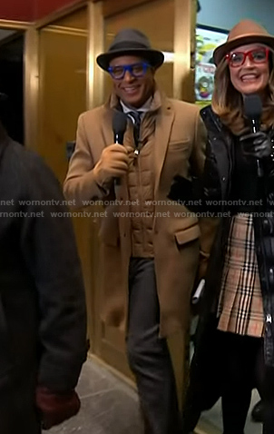 Craig’s camel wool coat on Today