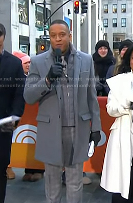 Craig’s grey coat on Today