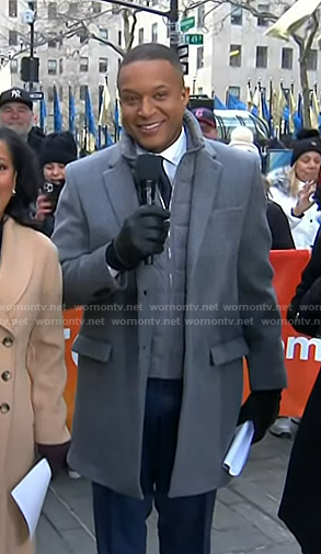 Craig’s grey coat on Today