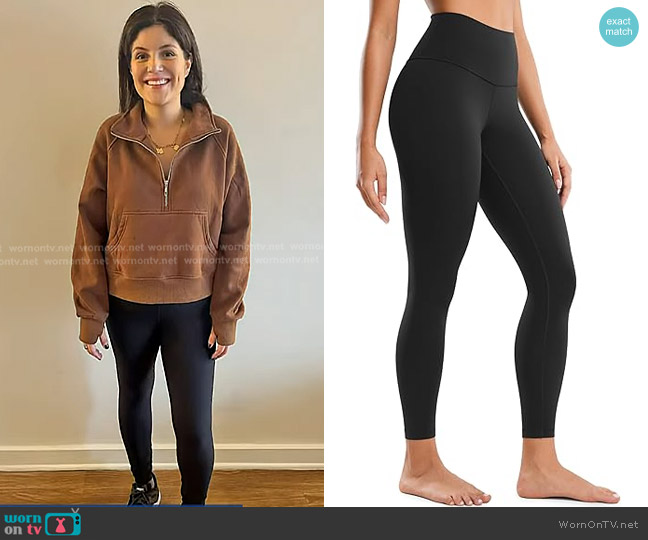 CRZ Yoga Butterluxe Yoga Leggings worn by Adrianna Barrionuevo Brach on Today
