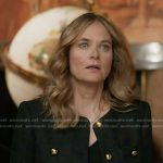 Dina’s black cropped tweed jacket on 9-1-1