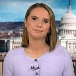 Elizabeth’s lilac cardigan on Good Morning America