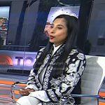 Dr. Roshini Raj’s black embroidered jacket on Today