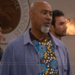 Frank’s floral polo on The Upshaws