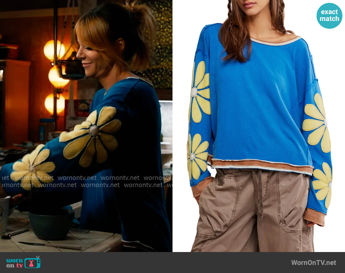 Free People You're a Star Cotton Knit Top worn by Morgan Gillory (Kaitlin Olson) on High Potential