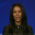 Shirleen’s green shirtdress on Good Morning America