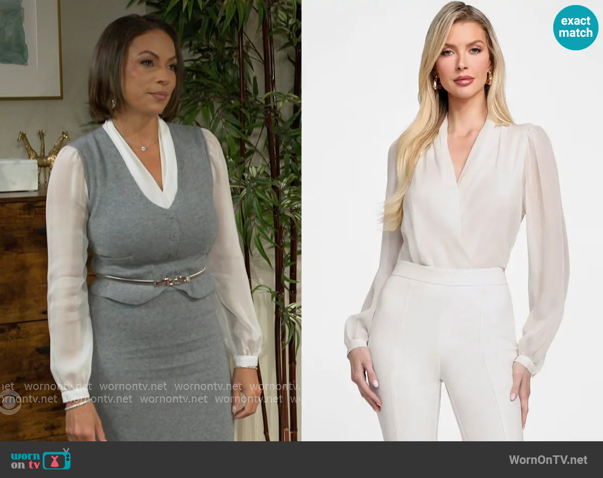 Guess Daria Bodysuit worn by Nicole Dupree Richardson (Daphnee Duplaix) on Beyond the Gates