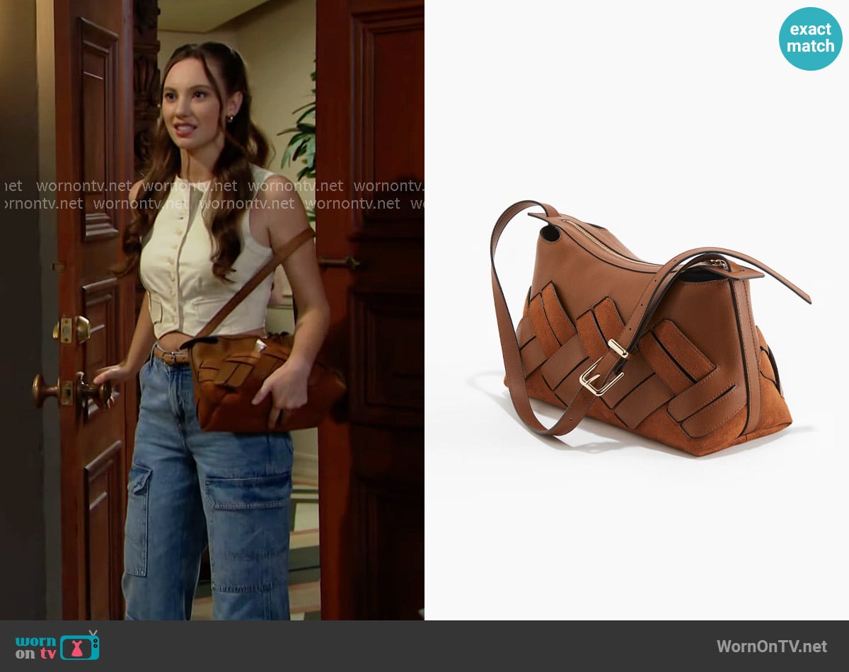 H&M Shoulder Bag worn by Melissa Dylan (Sydney Bullock) on The Bold and the Beautiful