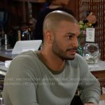 Holden’s green sweater on The Young and the Restless