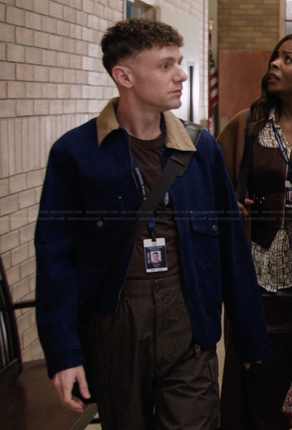 Jacob’s denim jacket on Abbott Elementary