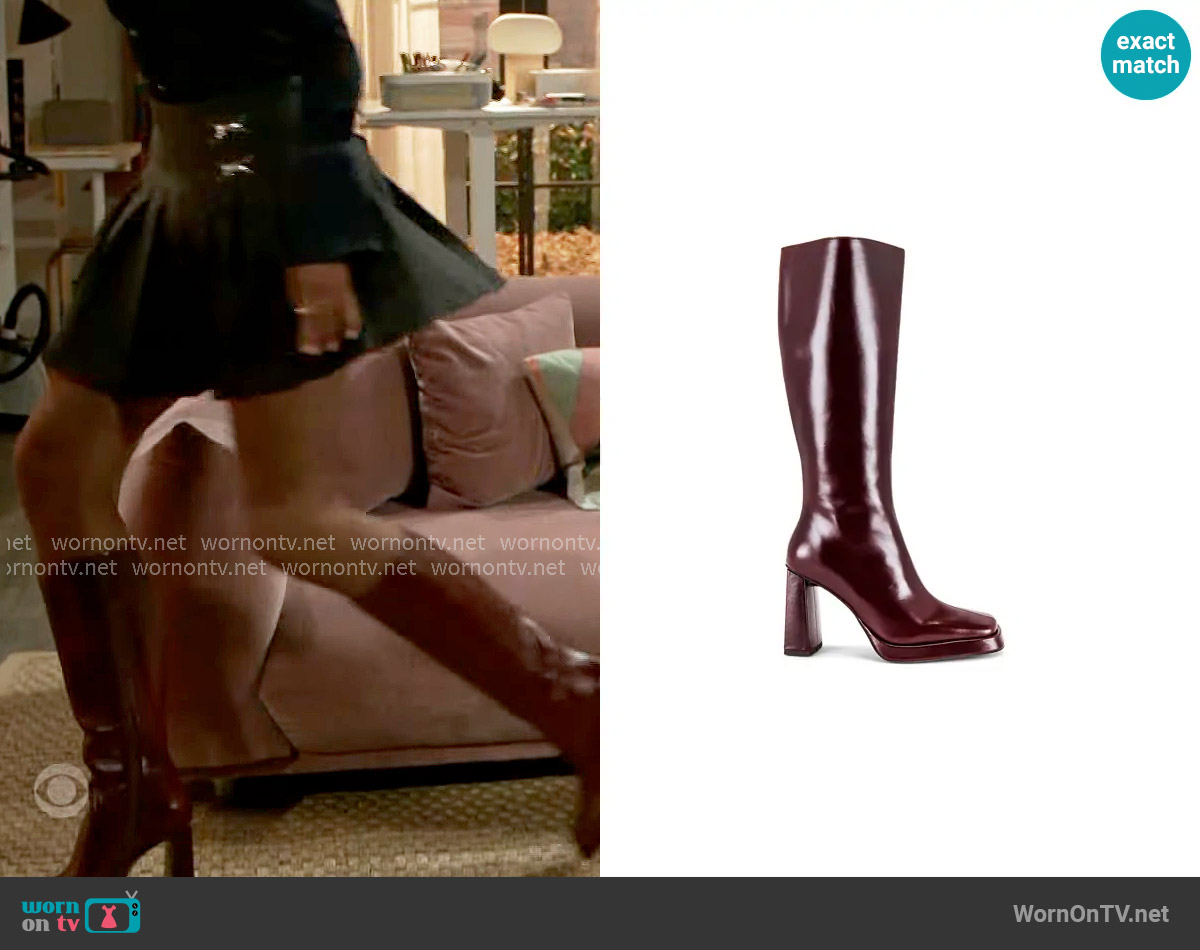 Jeffrey Campbell Maximal-2 Boot worn by Kat Richardson (Colby Muhammad) on Beyond the Gates