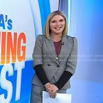 Jenna’s grey colorblock blazer and pants on Today
