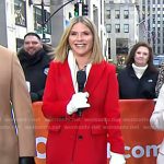 Jenna’s red coat on Today