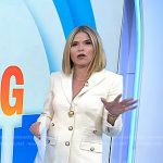 Jenna’s white textured blazer on Today