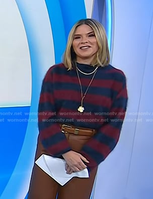 Jenna’s brown leather belt on Today
