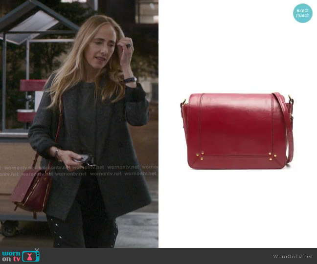 Jérôme Dreyfuss Igor Crossbody Bag worn by Teddy Altman (Kim Raver) on Greys Anatomy