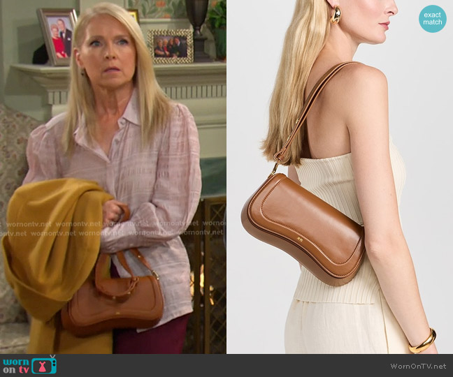 JW Pei Joy Shoulder Bag in Brown worn by Jennifer Horton (Melissa Reeves) on Days of our Lives