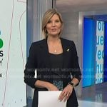 Kate’s blue floral lace inset skirt on NBC News Daily