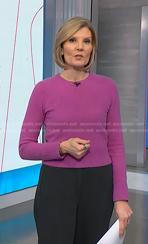 Kate’s pink sweater on NBC News Daily