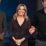 Kit’s burgundy mini dress on Access Hollywood