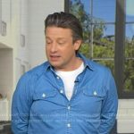 Jamie Oliver’s denim button down shirt on Good Morning America