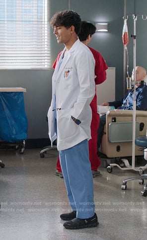 Lucas’s black sneakers on Greys Anatomy