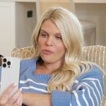 Madison’s blue stripe sweater on Southern Charm
