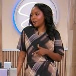Makho Ndlovu’s plaid dress on Sherri
