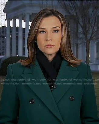 Mary’s green coat on Good Morning America