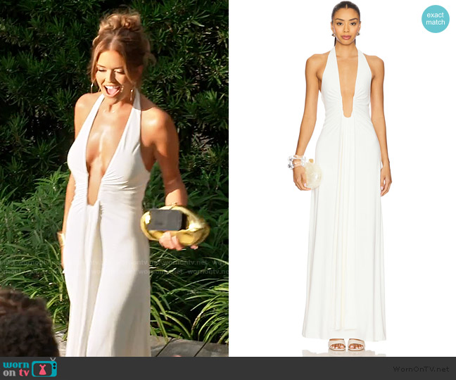 Misha Jennifer Maxi Dress worn by Salley Carson on Southern Charm