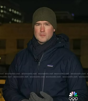 Morgan Chesky’s navy hooded jacket on Today