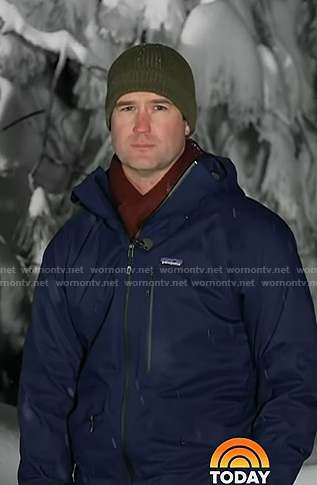 Morgan Chesky’s navy hooded jacket on Today