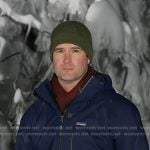Morgan Chesky’s navy hooded jacket on Today