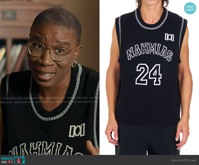 Nahmias Knit 24 Basketball Jersey worn by Henrietta Wilson (Aisha Hinds) on 9-1-1