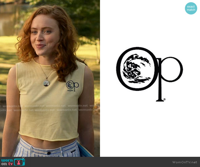 Ocean Pacific Vintage T-Shirt worn by Max (Sadie Sink) on Stranger Things