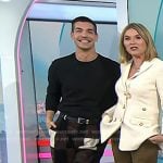 Matt Rogers’s patchwork corduroy pants on Today