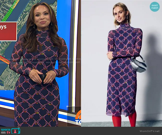 Rachel Antonoff Lilith Dress worn by Adelle Caballero on Today