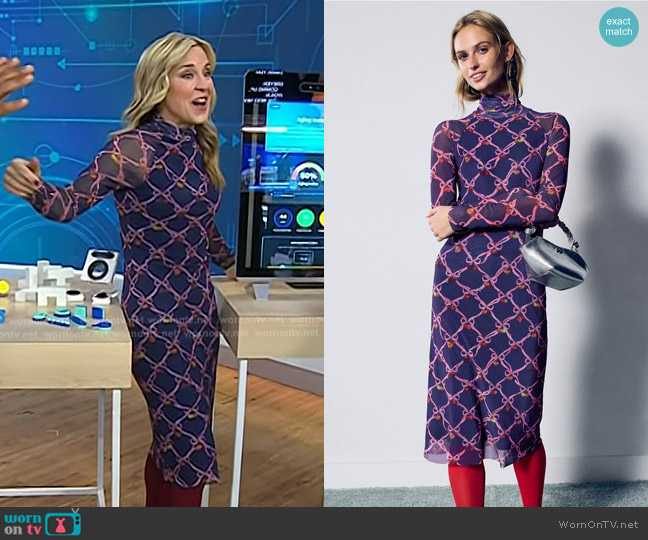 Rachel Antonoff Lilith Dress worn by Jennifer Jolly on Today