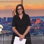 avannah’s red saclloped heel sandals on NBC News Daily