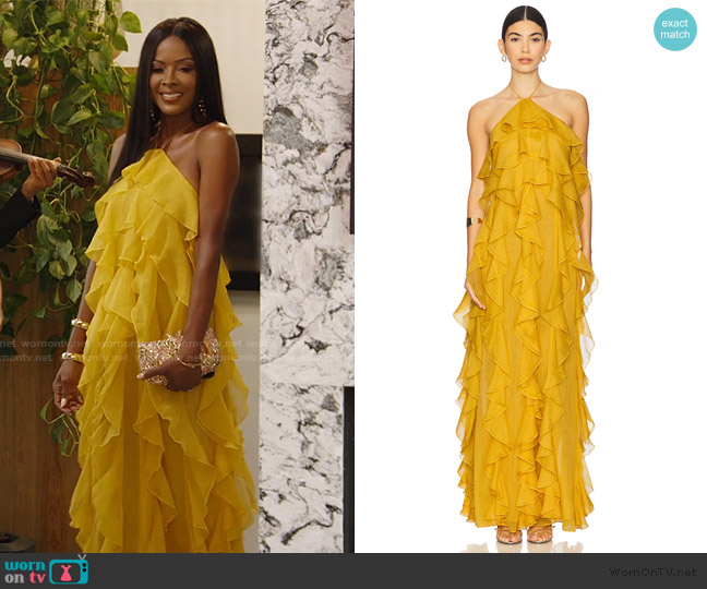 Ronny Kobo Liora Dress worn by Stacey Rusch on The Real Housewives of Potomac