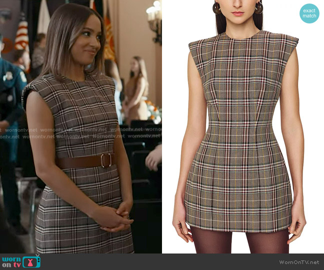 Ronny Kobo Wolverton Dress worn by May Grant (Corinne Massiah) on 9-1-1